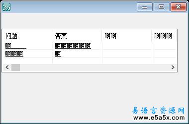 易语言超级列表框简单实现表项可编辑源码