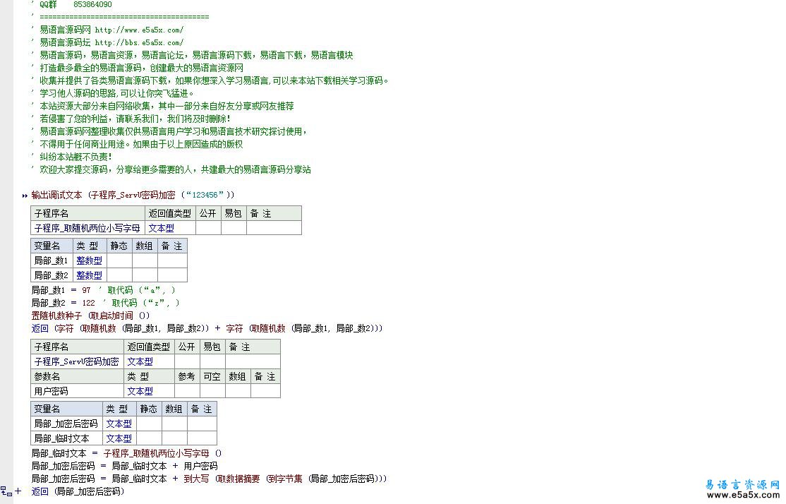 servu用户密码加密方法