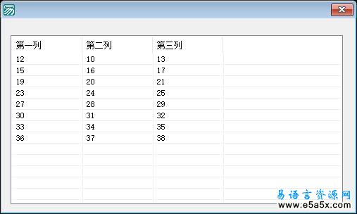 易语言超级列表框多选求和