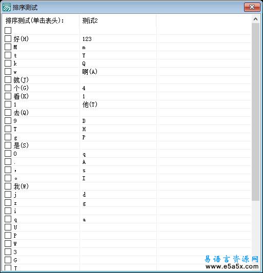 易语言超级列表框排序源码