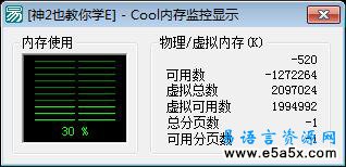 内存监控显示