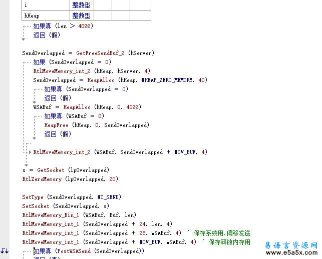 易语言iocp传送文件源码